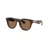 Burberry uomo BE4439F Dark Havana occhiali da sole squadrati 51/21/145 mm BE4439F300273