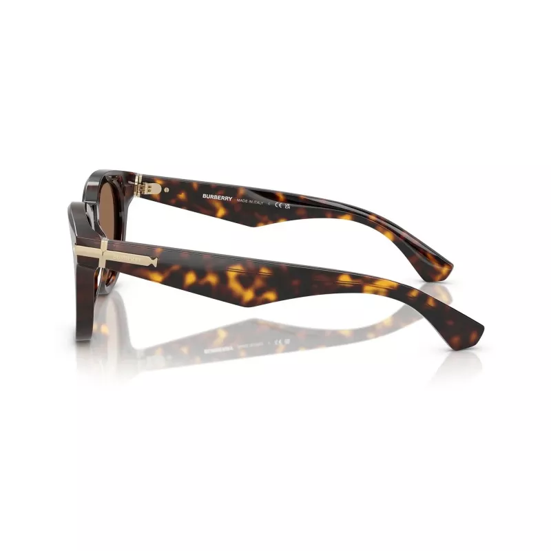 Burberry uomo BE4439F Dark Havana occhiali da sole squadrati 51/21/145 mm BE4439F300273