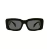 Versace VE4444UGB187 occhiali da sole donna Cat-Eye, montatura nera, lenti grigie Gradient, 54mm