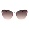 LIU JO occhiali da sole donna LJ148S-714 Havana Brown Gradient Butterfly