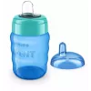 Philips AVENT Easy Sip bicchiere con beccuccio per bambini, 9M+, 260 ml, beccuccio in silicone, blu