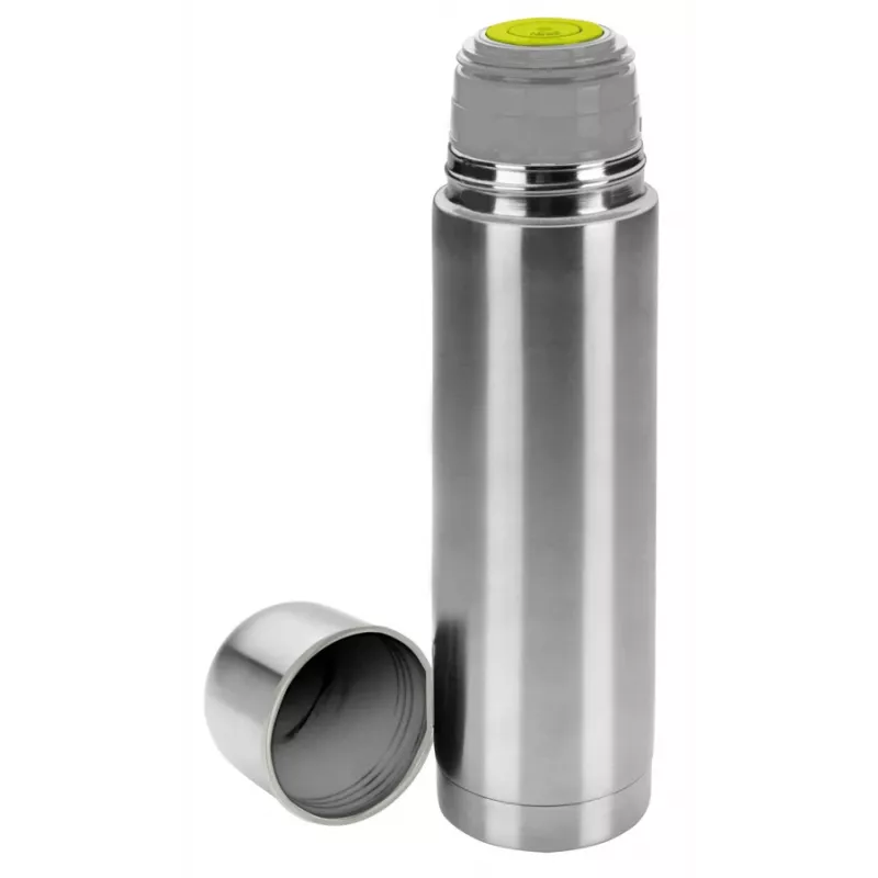 IBILI borraccia termica isotermica in acciaio inox, 1000 ml, argento spazzolato