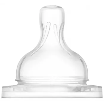 Tettarelle in silicone per biberon anti-colica Philips Avent, flusso medio, 3M+, confezione da 2
