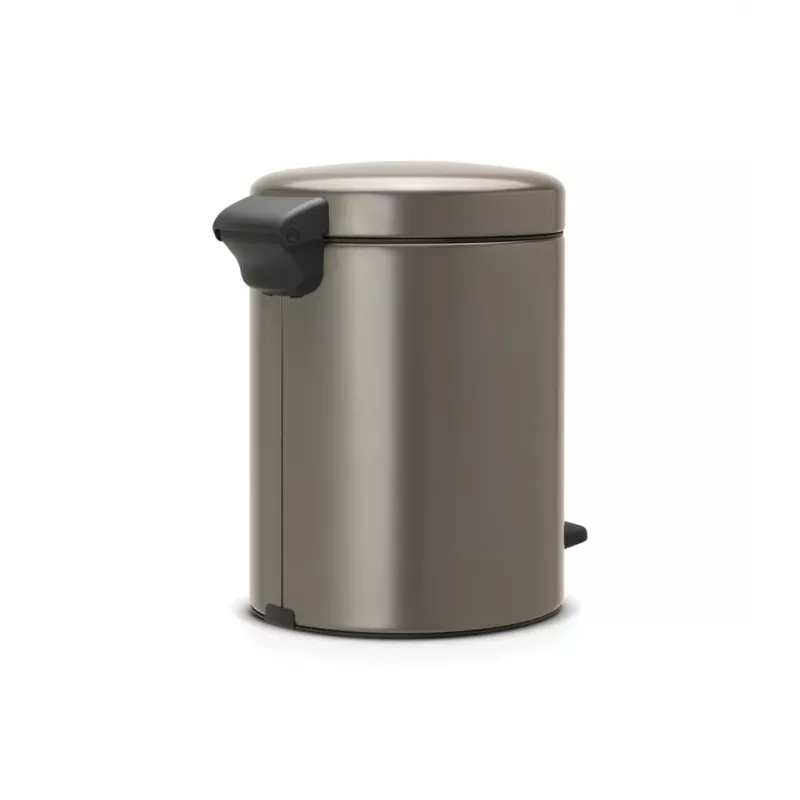 Pattumiera a pedale Brabantia NewIcon 5 litri, Platinum