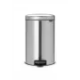 Pattumiera a pedale Brabantia NewIcon 20L, Matt Steel
