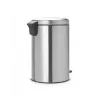 Pattumiera a pedale Brabantia NewIcon 20L, Matt Steel