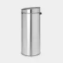 Pattumiera Brabantia Touch Bin 30L, Matt Steel
