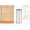 Pattumiera Brabantia Touch Bin 30L, Matt Steel
