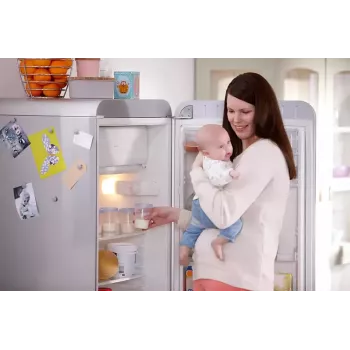 Contenitori per latte materno e alimenti per neonati Philips Avent 180 ml (confezione da 5) con coperchi