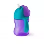 Bicchiere con cannuccia flessibile Philips Avent 200 ml, 9m+, viola