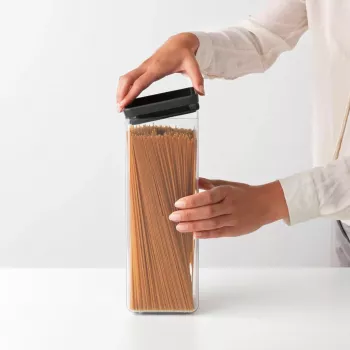 Contenitore quadrato per alimenti Brabantia 2,5L grigio scuro