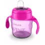 Philips AVENT Easy Sip bicchiere per imparare a bere con maniglie, 6M+, 200 ml, rivestimento in silicone, rosa