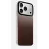 NOMAD Magnetic Leather Back per iPhone 17 compatibile MagSafe pelle Horween Rustic Brown