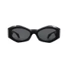 Versace VE4466UGB187 occhiali da sole uomo montatura nera lenti grigio scuro 54-19-140