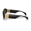 Versace VE4466UGB187 occhiali da sole uomo montatura nera lenti grigio scuro 54-19-140
