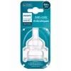 Philips Avent Anti-Colic tettarella in silicone per biberon, flusso veloce, 6M+, confezione da 2