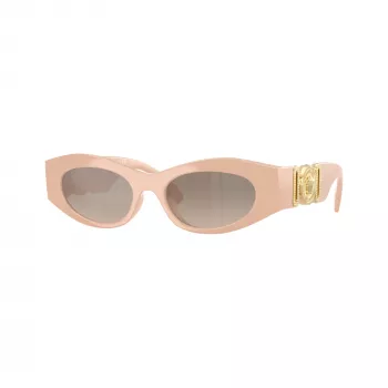 Versace VE4480U54946I occhiali da sole donna, montatura havana, lenti marrone scuro, 51mm