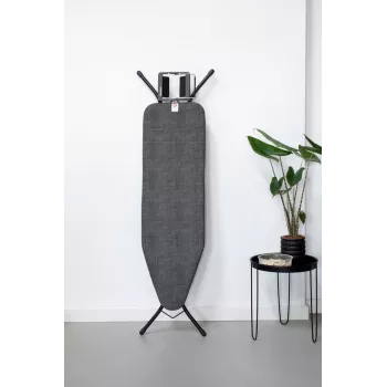 Brabantia copertura asse da stiro Denim Black, taglia B, 124x38 cm, imbottitura 8mm