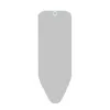Brabantia copertura asse da stiro, 124x45 cm, cotone metallizzato, schiuma 2mm, grigio metallizzato