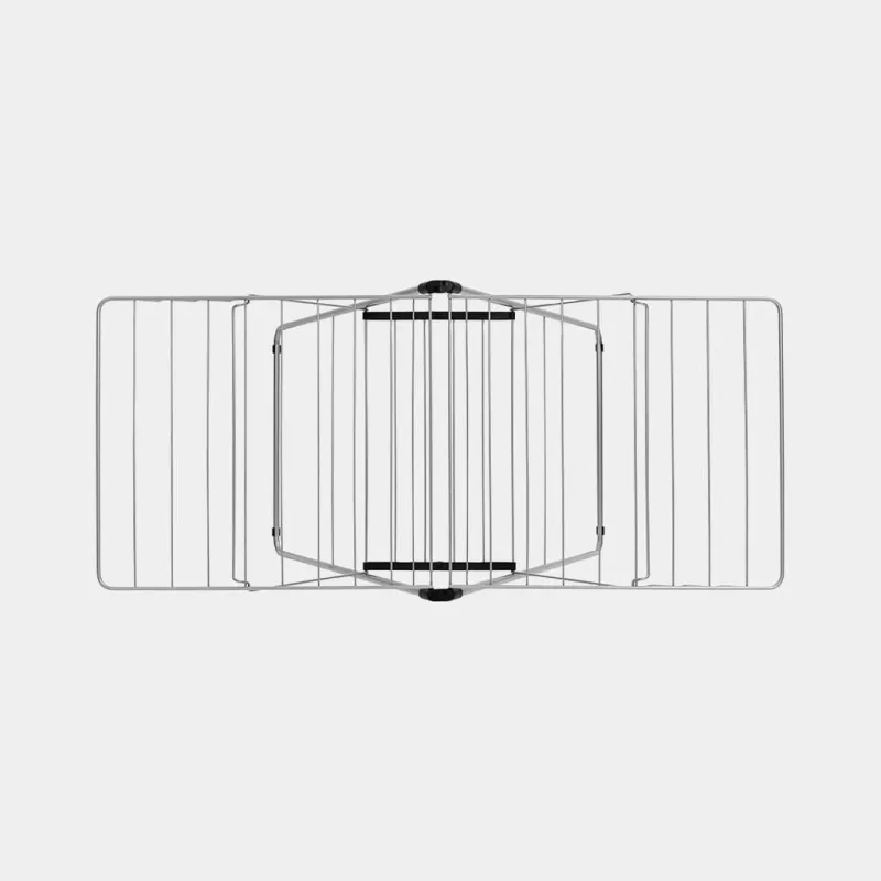Brabantia HangOn stendibiancheria da parete, 20 m, Metallic Grey