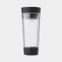 BRABANTIA Make & Take tazza da tè da viaggio, 0,36 L, grigio scuro
