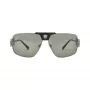 Versace VE2251-1001-2 occhiali da sole uomo pilot aviator montatura nera lenti grigie 63mm