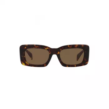 Versace VE4444U10873 occhiali da sole donna, montatura havana, lenti marrone sfumato, 54/21/140 mm