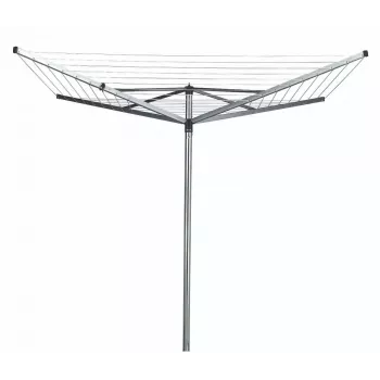 Brabantia Topspinner Stendibiancheria rotante 40m, 4 bracci, Metallic Grey
