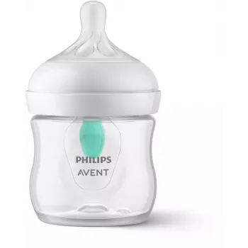 Philips Avent Natural Response Biberon anticolica con valvola AirFree, 125 ml, Newborn Flow 1, 0m+