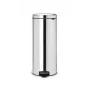 Brabantia NewIcon Pattumiera a pedale 30L Brilliant Steel