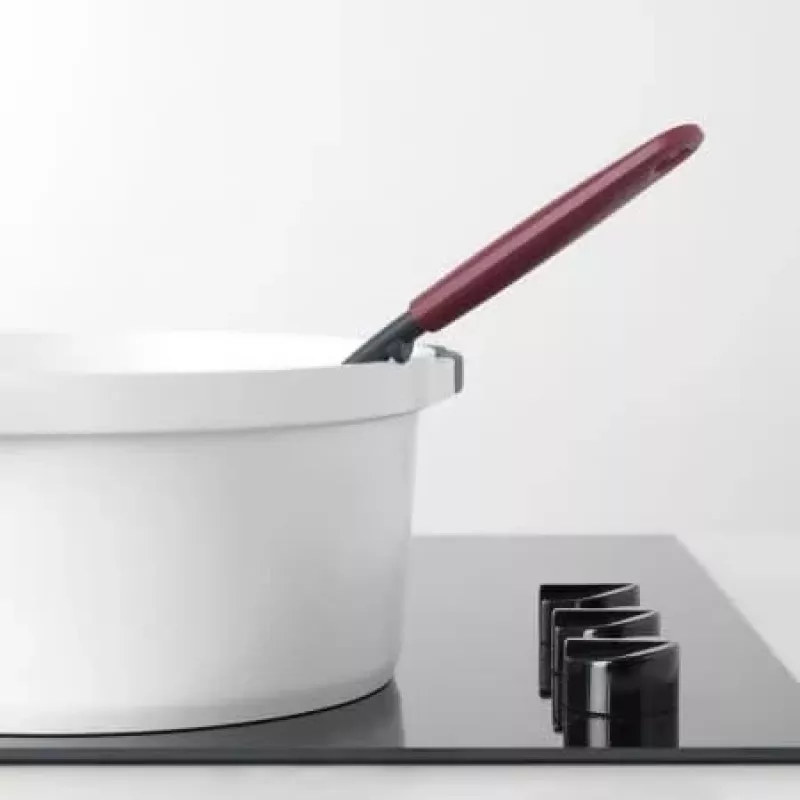 Brabantia Profile Line Spatola con fessure, melanzana rosso