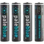 Pale Blue PB-AAA-C Batteria AAA agli ioni di litio ricaricabile USB-C