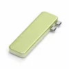 Satechi USB-C Snap Hub – Adattatore multiporta con HDMI 4K, USB 5Gbps, lettore schede, PD 45W (Citrus)