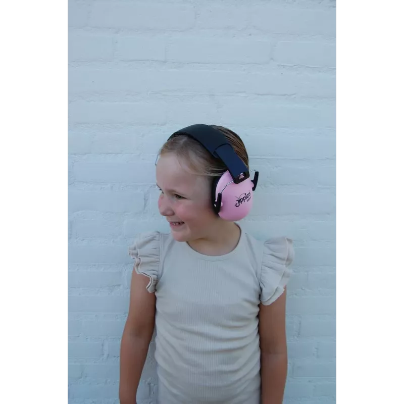 Cuffie antirumore per bambini Jippie's, rosa chiaro