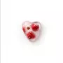LEKUE Stampo per cubetti di ghiaccio a cuore con coperchio, rosso, 18 scomparti, silicone platino