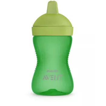 Philips AVENT My Grippy Bicchiere per imparare a bere con beccuccio rigido 300 ml, 18M+, verde