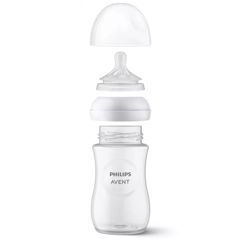 Philips Avent Natural Response biberon Giraffe 260 ml, tettarella media, 1m+
