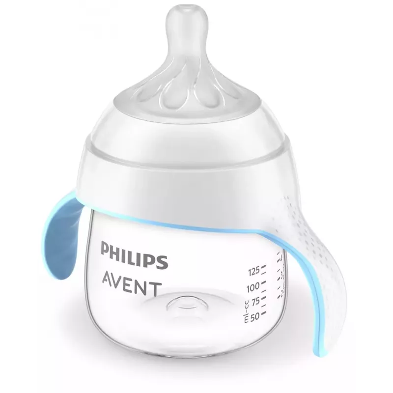 Philips Avent Natural Response bicchiere con beccuccio 150 ml, tettarella a flusso medio, 6m+