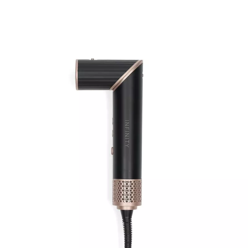 Melissa styler per capelli multifunzione 7 in 1, rivestimento in ceramica, 180°C, nero/argento