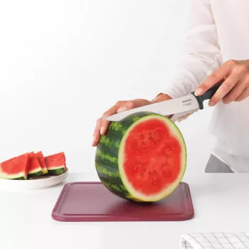 Brabantia Tasty+ Coltello da trinciare, grigio scuro