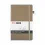 Sakura quaderno A5 a righe, copertina rigida grigio scuro, 160 pagine 94147003