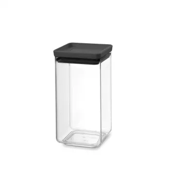 Brabantia Make & Take contenitore rettangolare per alimenti 1,6 L grigio scuro