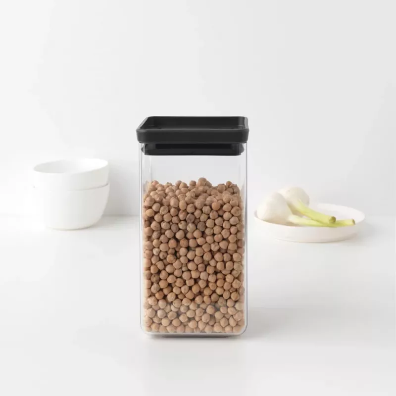 Brabantia Make & Take contenitore rettangolare per alimenti 1,6 L grigio scuro