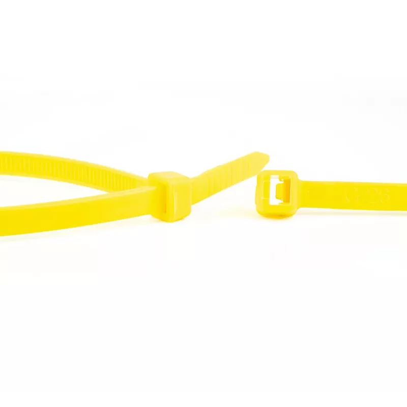 WKK fascette in nylon gialle 100 x 2,5 mm, confezione da 100 11032471