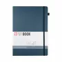 Sakura quaderno DIN A4 a quadretti, copertina rigida indaco scuro, 160 pagine, 1 pezzo (94156805)