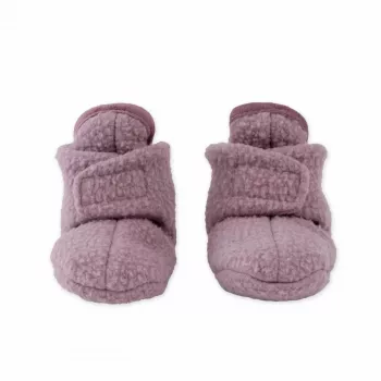 Lodger Slipper Teddy pantofole per neonato, rosa, 6-12 mesi, suola antiscivolo, pile
