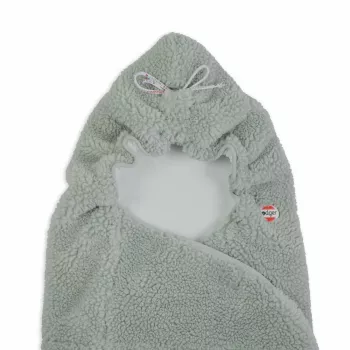 Lodger WPT 109 Wrapper Teddy Silk Touch coperta per neonato, crema