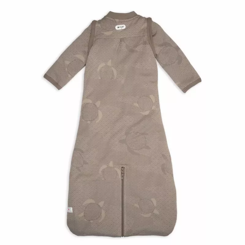 Lodger Hopper Matcha Turtle sacco nanna per neonato con maniche rimovibili, Buffalo, 68/80
