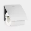 Brabantia 385322 portarotolo da parete, acciaio opaco