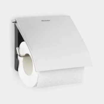 Brabantia 385322 portarotolo da parete, acciaio opaco